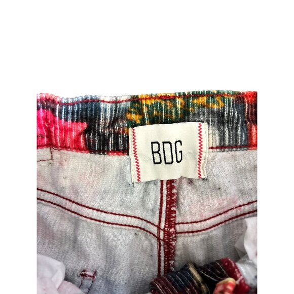 BDG Women's Corduroy High & Wide Patchwork Style Pants - Picture 3 of 7